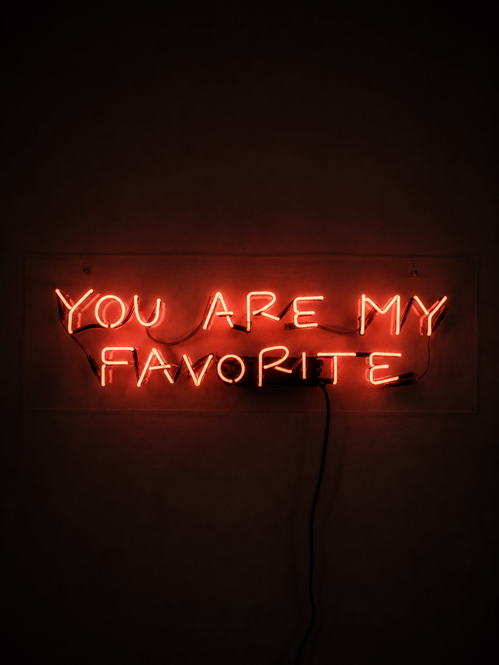 YOU ARE MY FAVORITE NEON - Limitiert auf 15 Stück