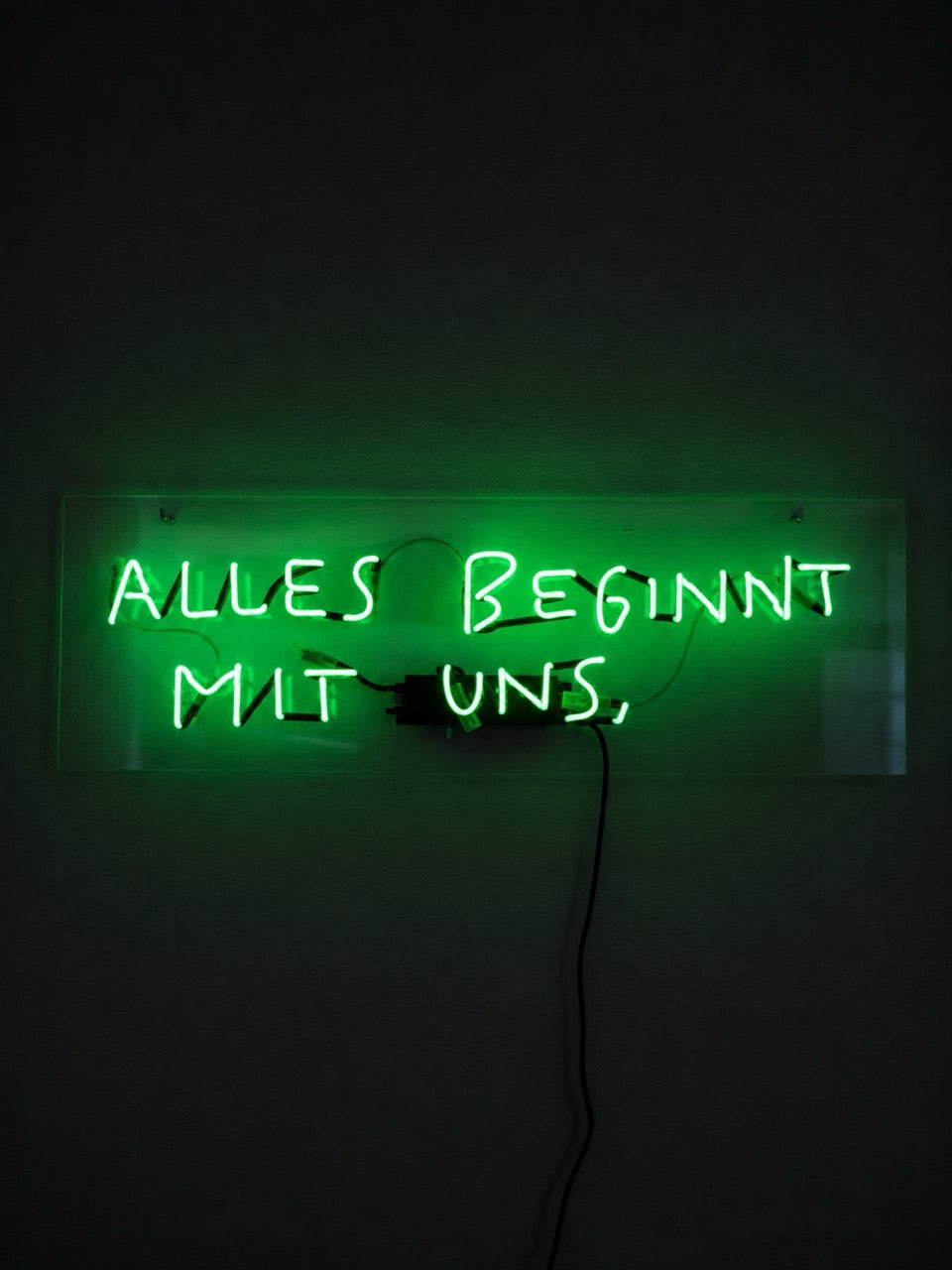 ALLES BEGINNT MIT UNS NEON - Limitiert auf 15 Stück