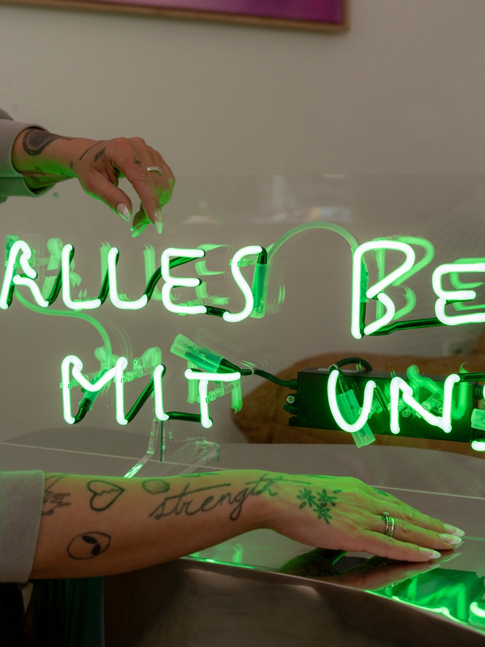ALLES BEGINNT MIT UNS NEON - Limitiert auf 15 Stück