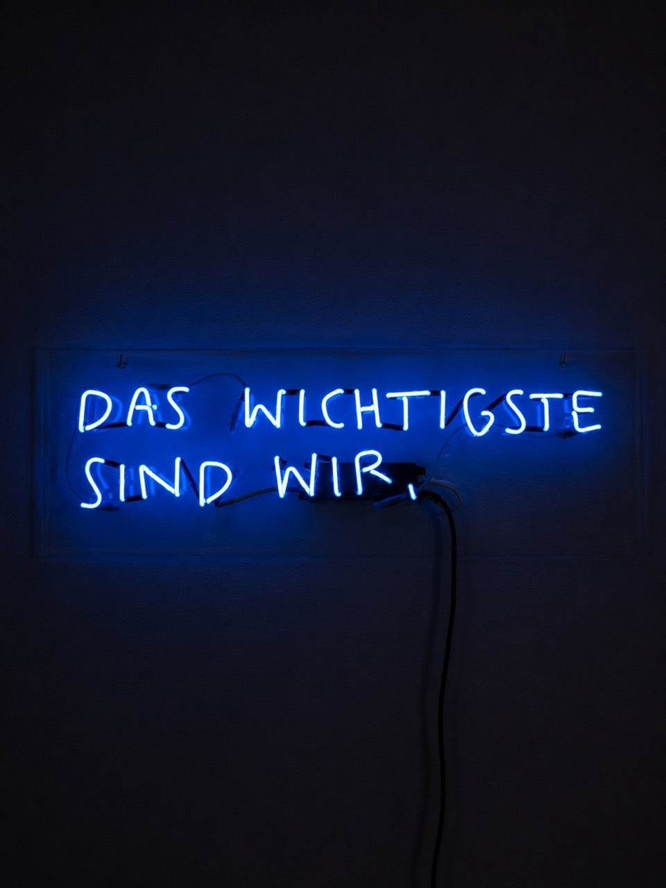 DAS WICHTIGSTE SIND WIR NEON - Limitiert auf 15 Stück
