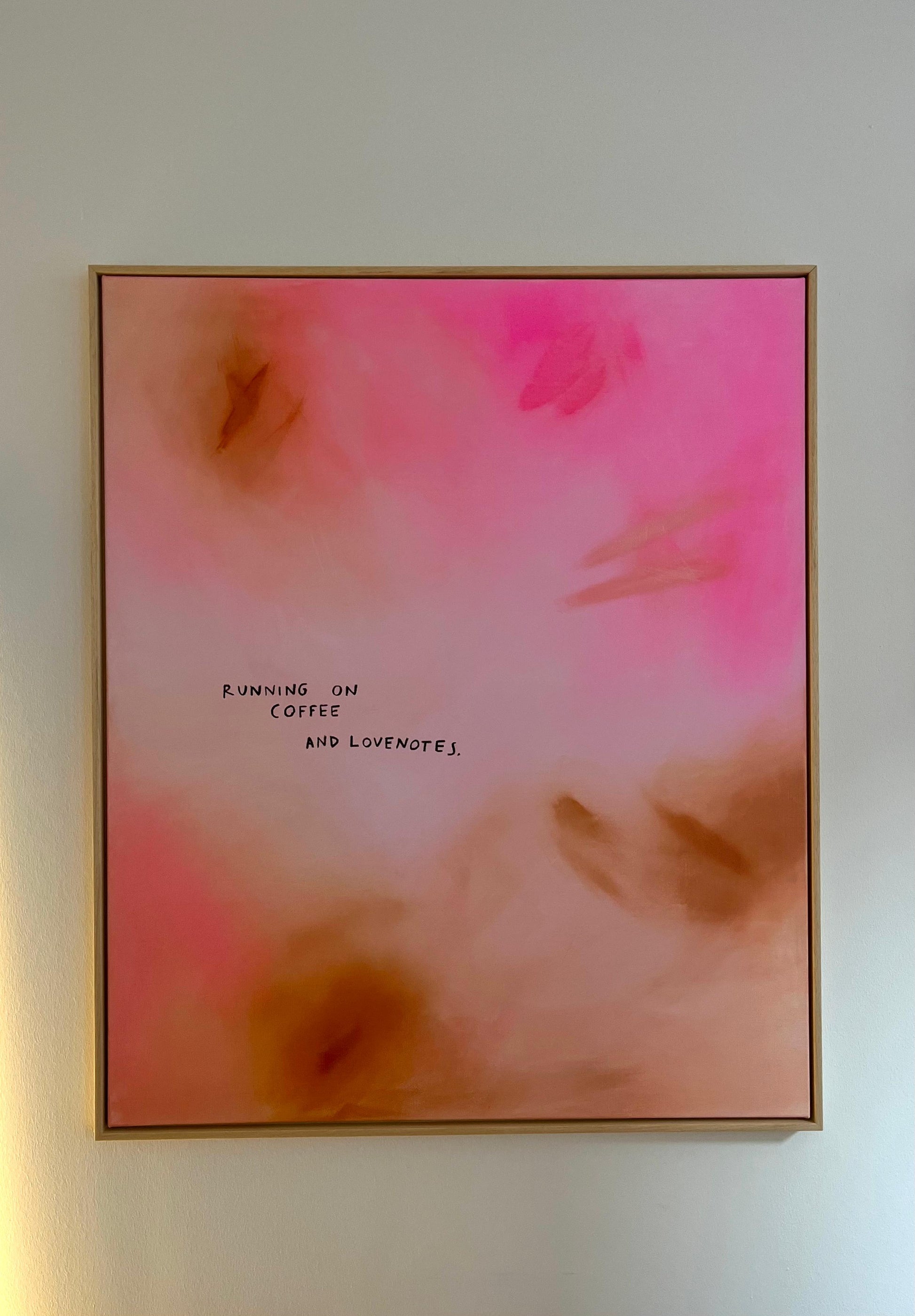 RUNNING ON COFFEE AND LOVENOTES