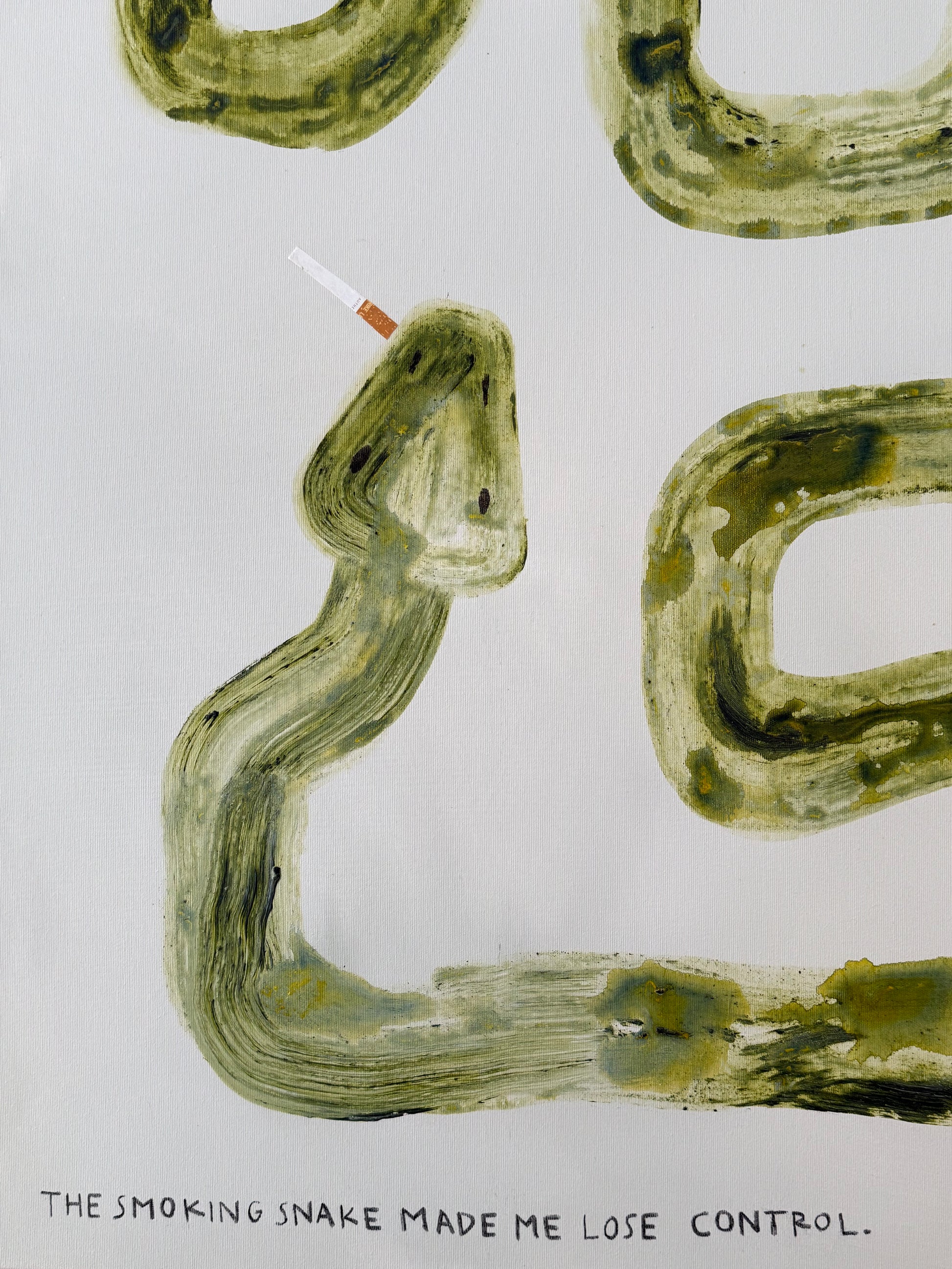 THE SMOKING SNAKE MADE ME LOSE CONTROL